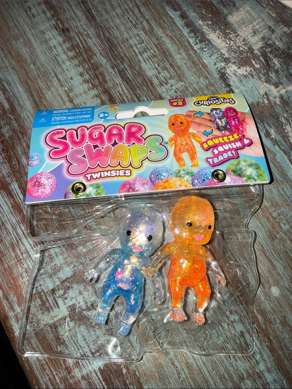Pink Sugar Swaps  Squishy 2 mini babies . New
